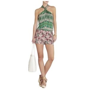 BCBGmaxazria Casli Halter
Romper in Berrycomb. Women's Medium